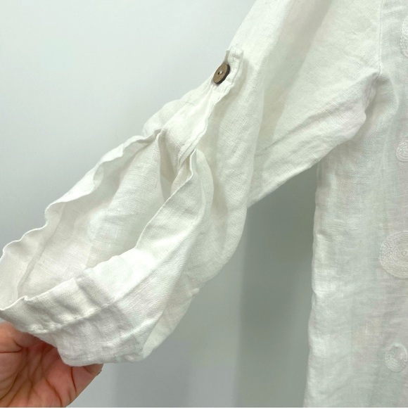 Rosemaine 100% Linen Tunic – Made in Italy – Size Large - Picture 4 of 7